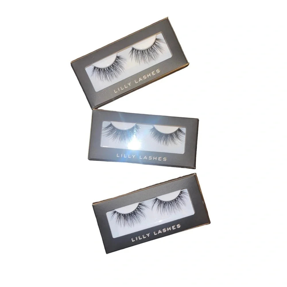 BUNDLE LILLY LASHES Premium Synthetic Faux Mink Lash (3 Pairs) NWT